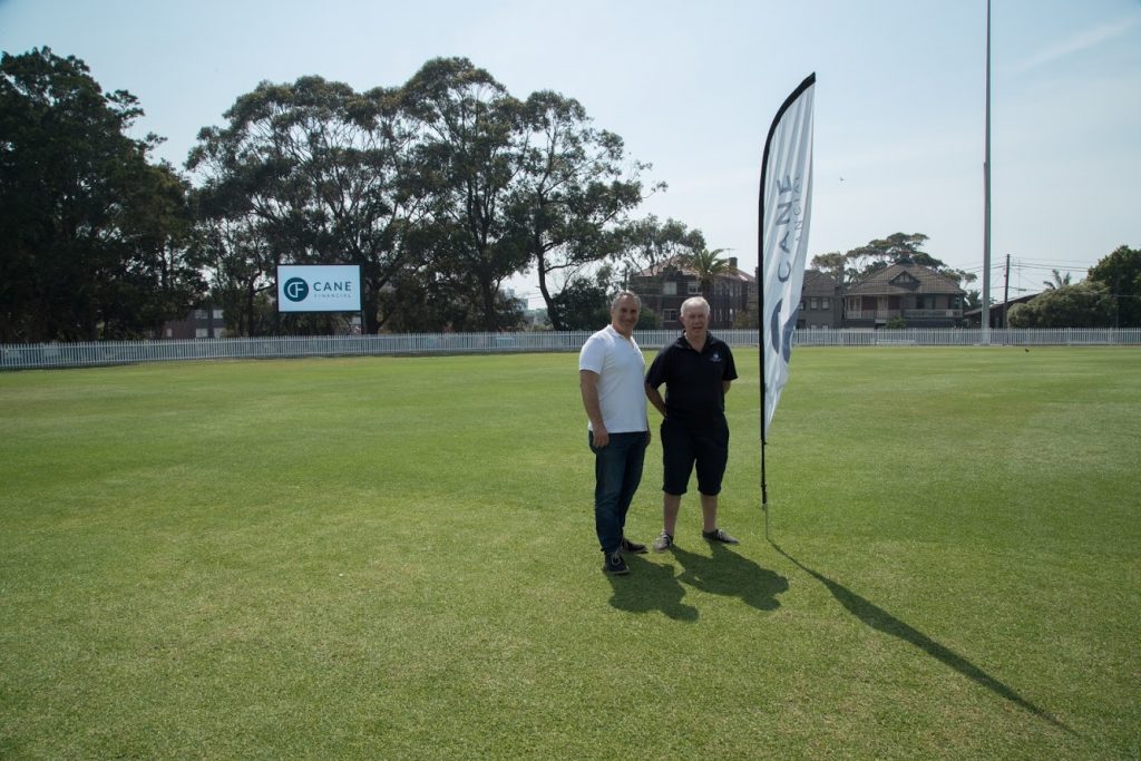 CANE Financial logo Waverley Oval